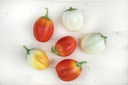 Aubergine 'Œuf Rouge-blanc'