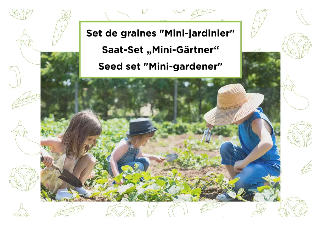 Seed set 'Mini-gardener'