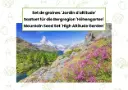 Saatset für die Bergregion 'Höhengarten'