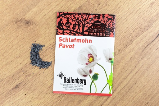 [SB-8246-00] Pavot, Nuage blanc (Edition Ballenberg)