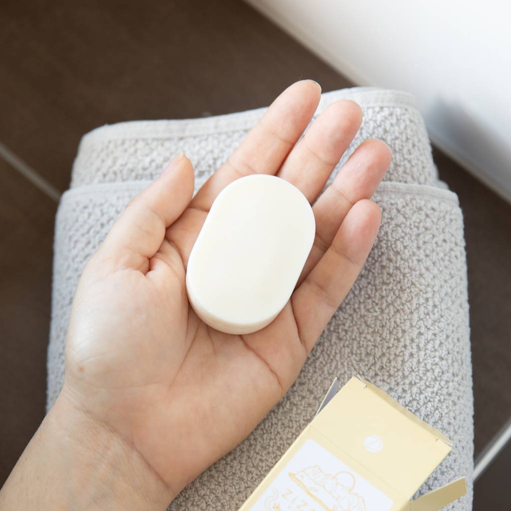 Après-shampoing solide Zizania, Botanical Smooth & Shine 50 g