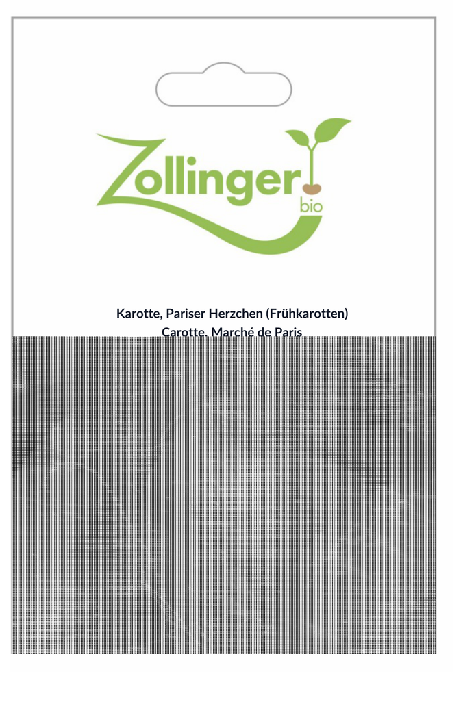 Sachet recto Carotte, Marché de Paris