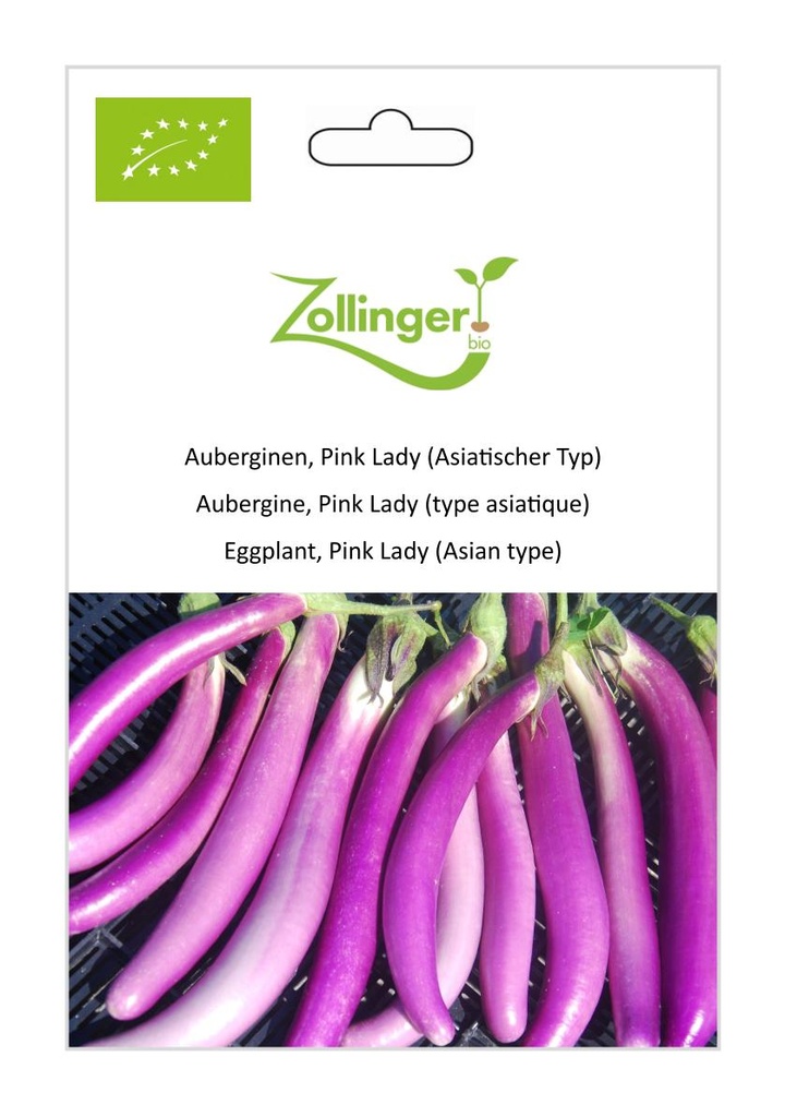 Aubergine, Pink Lady (type asiatique) sachet