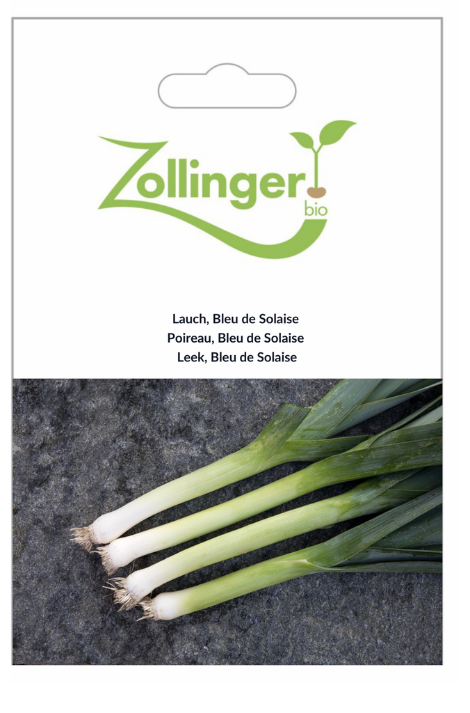 Sachet recto Poireau, Bleu de Solaise