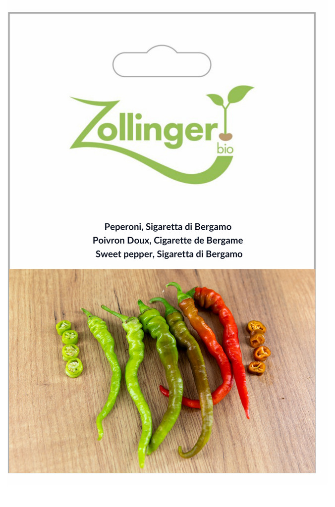 Sachet recto Poivron Doux, Cigarette de Bergame