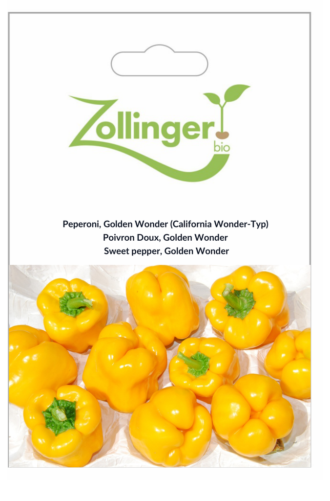 Sachet recto Poivron Doux, Golden Wonder