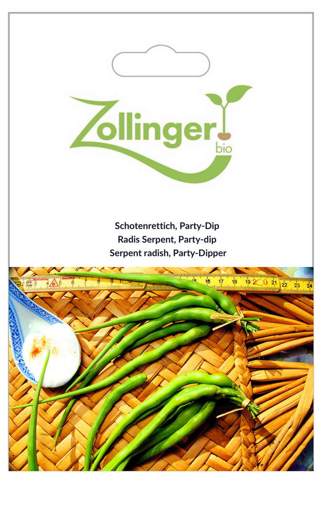 Sachet recto Radis Serpent, Party-dip