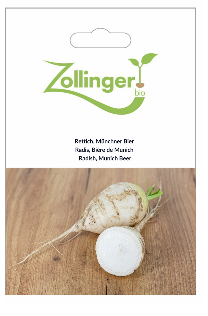 Sachet recto Radis, Bière de Munich