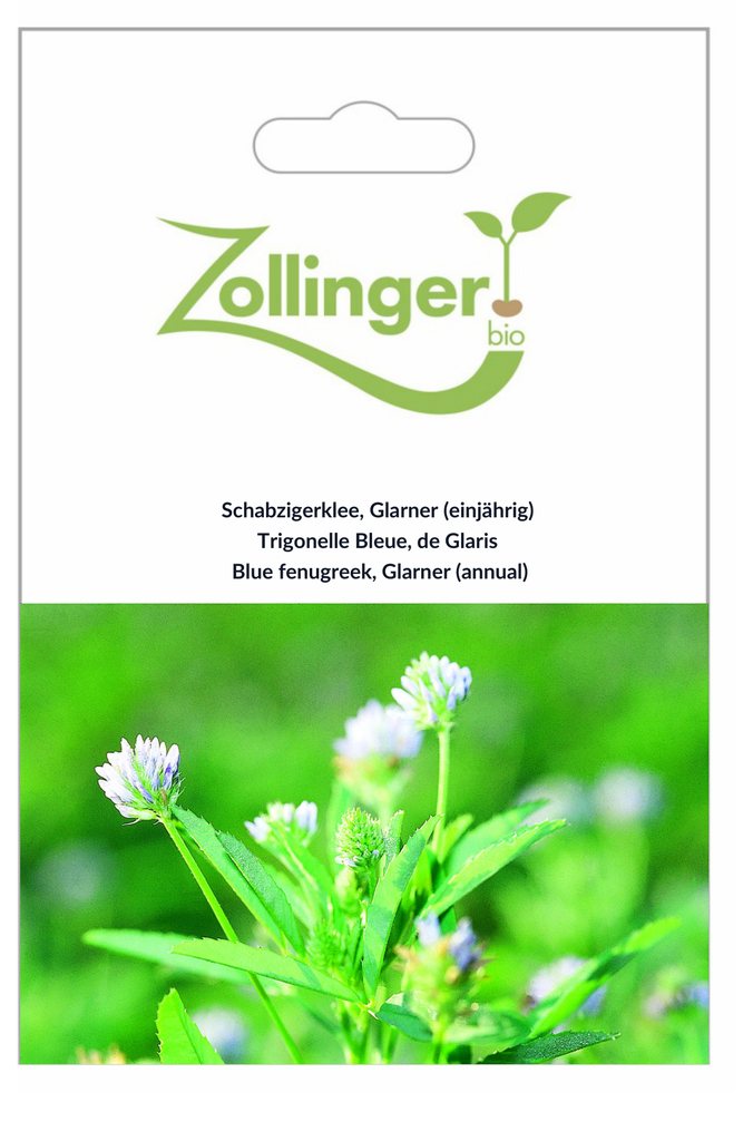 Sachet recto Trigonelle Bleue, de Glaris