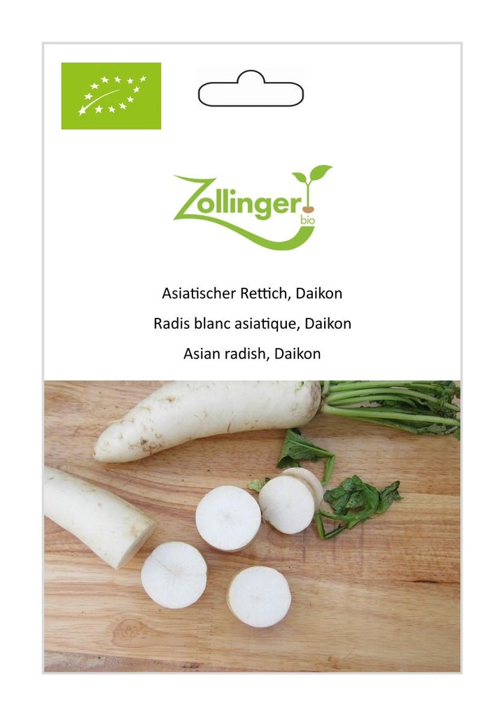 Radis blanc asiatique, Daikon sachet