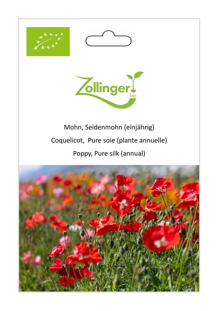 Coquelicot,  Pure soie (plante annuelle) sachet