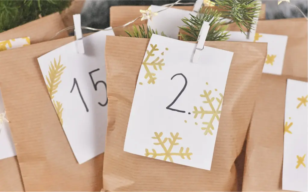 Calendario dell'Avvento "Giardino incantato"