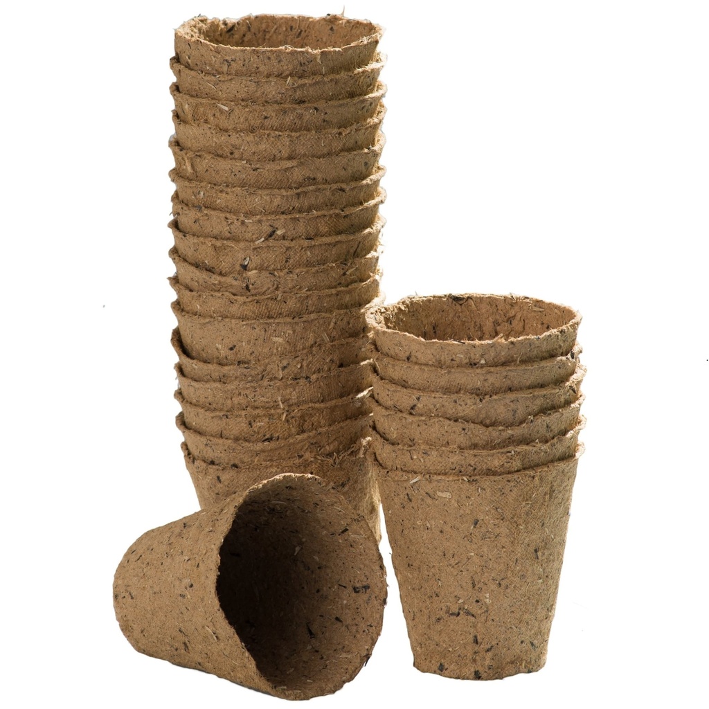 Godets de repiquage ronds 8 cm