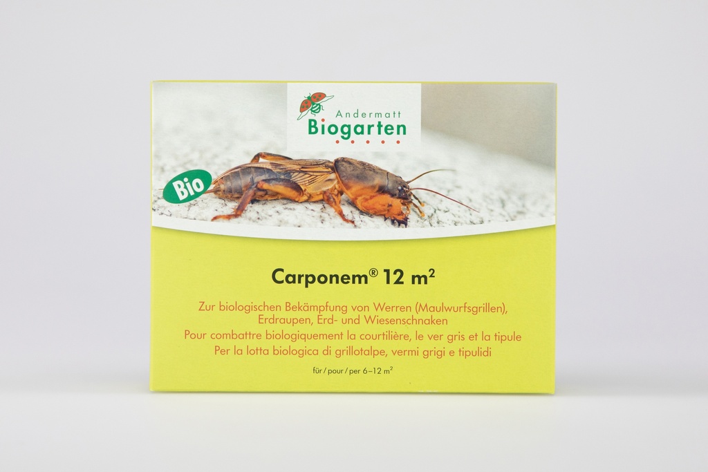 Auxiliaries, Carponem® - Order card against cricket, cutworm and crane fly