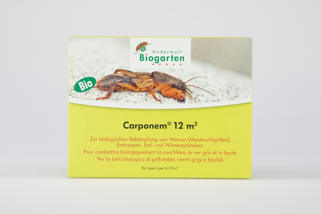 Nützlinge, Carponem® - Abrufkarte gegen Werren, Erdraupen, Erd- und Wiesenschnacken