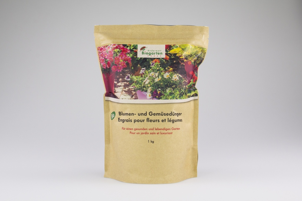 Solid fertilizer for flowers and vegetables
