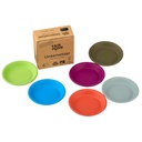 Saucers for plant pots color mix (set of 6)